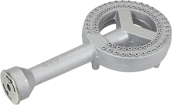 Bayou Classic Outdoor Patio Stove - Portable, 5-psi Regulator, Hose - 16 x 16 x 13 in - Stainless Steel