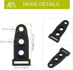 Tent Pole Male to Female Converter, Plastic Tent Feet Holder Buckles, Tent Hooks Guy Line Fasteners