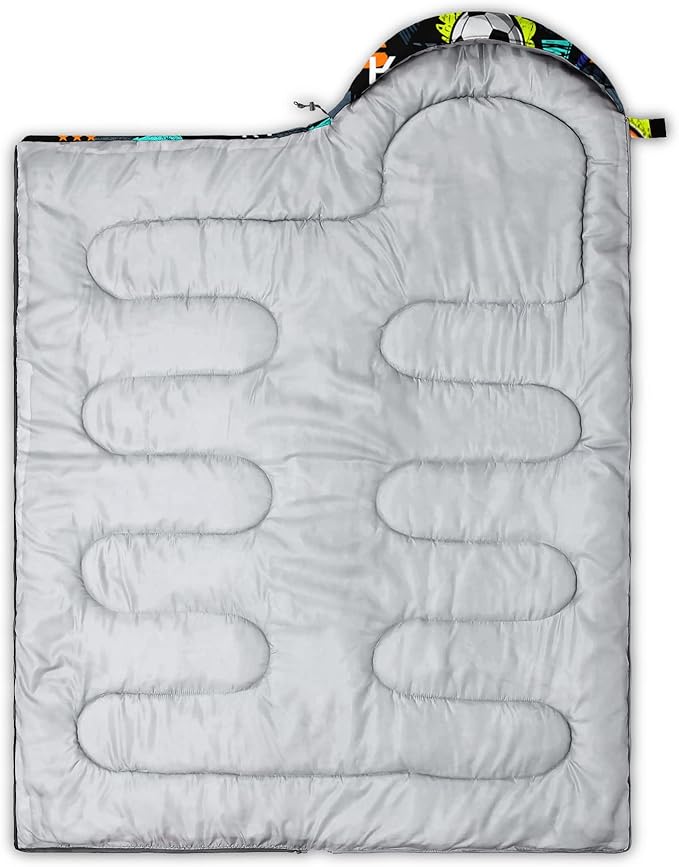 HOSIMA Butterfly Sleeping Bags for Adults and Kids for Camping,Black Gothic Ultralight Sleeping Bag for Cold Weather Summer.