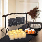 Wondise Waterproof Flameless Votive Candles with 6H Timer, Set of 12 Outdoor Battery Operated Candles Plastic LED Flickering Tealights Candles for Outdoor Garden Patio Home Summer Decor(1.5”D x 2”H)