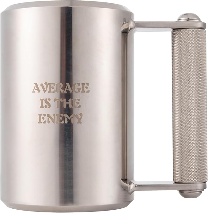 Heavy Mug 6KG/13LB 10 oz,Mirror Polished Stainless Steel Fitness Water Cup,Overweight Dumbbell Cups, Funny Beer Mug,Gym Workout, and Coffee Enthusiast Gift, Prank Gift