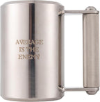 Heavy Mug 6KG/13LB 10 oz,Mirror Polished Stainless Steel Fitness Water Cup,Overweight Dumbbell Cups, Funny Beer Mug,Gym Workout, and Coffee Enthusiast Gift, Prank Gift