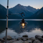 Lantern Stand Hook Camping Light Pole – Heavy Duty Camping Lantern Stand Tent Camping Accessories, Tent Pole Hook Lantern Holder Hanger Clips for Camping Light Hooks, Grill, Hiking