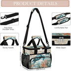 Vintage Turtle Ocean Soft Cooler Bag Insulated Lunch Box for Men & Women, Large Leakproof Lunch Bag Portable Beach Cooler for Work, Picnic, Road Trips,Fishing, Travel, Camping,A-2