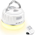 Rechargeable LED Camping Lantern 1000LM, 300H Runtime, 6400mAh, IPX5 Waterproof Tent Light for Camping, Hiking, Power Outages, Home, Emergency Use - Wireless Remote Edition,White