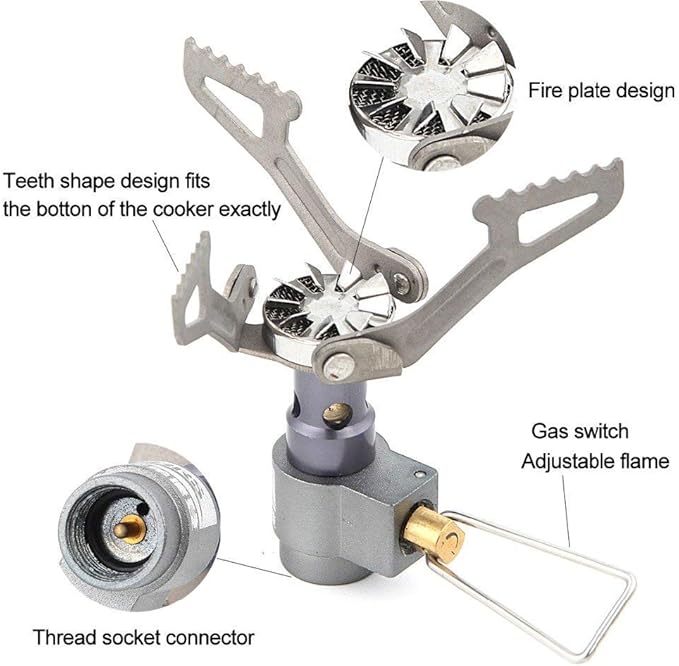 BRS 26g Stove Ultralight BRS-3000T Titanium Alloy Stove Camping Gas Stoves Outdoor Stove Gas Stove Gas Stove Miniature Portable Picnic