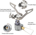 BRS 26g Stove Ultralight BRS-3000T Titanium Alloy Stove Camping Gas Stoves Outdoor Stove Gas Stove Gas Stove Miniature Portable Picnic