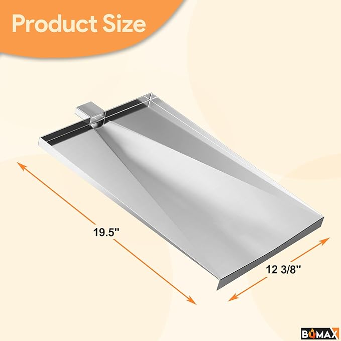 BQMAX SUB025 Drip Tray for Traeger Tailgater 20 Grill, for Traeger Grill Accessories Traeger Drip Pan Junior Elite 20 Bronson 20 Traeger Drip Tray BBQ055 TFB29 BBQ155 TFB30 TFB29PLB TFB29LZB TFB29LZA