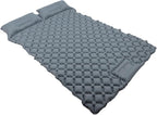 Sleeping Pad, Inflatable Camping Mat with Built in Inflation Device, 40D Ripstop Nylon TPU Coating, 5cm Thickness, for Camping Hiking Backpacking (Grey)