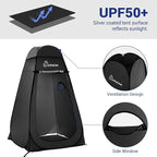 WolfWise Pop Up Changing Tent for Beach, Camping Portable Shower Tents, Outdoor Privacy Bathroom, Change Dressing Clothes Tent Pop Up Instant for Camp, Toilet, 6.2ft/6.6ft/6.9ft High