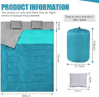 Camping Sleeping Bags for Adults Kids Waterproof Lightweight Sleeping Bag for Cold Weather or Warm Backpacking Hiking Mountaineering Indoor Outdoor Use