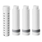 Membrane Solutions Replacement UF & ACF Filter for C3 Filtered Water Bottle, BPA-Free for Camping, Hiking, Backpacking and Travel (UFx1 + ACFx3)