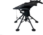 NEXCAM Field Chair for Hunting, Fishing, and Camping - Portable Hunting Chair with 360 Swivel - Tiltable and Rockable Fishing Chair with Adjustable Height