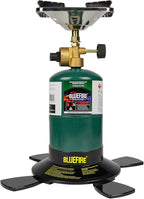 BLUEFIRE Dual-Use Camping & Brazing Fuel Gas Cylinder Stand Star Shape Bottle Base Propane MAPP MAP PRO Canister Stabilizer, Accessory for Portable Welding Torch Burner Stove,Bottle not Included