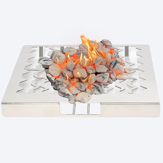 AJinTeby Charcoal Grate for Masterbuilt Gravity Smokers and Grills, for Masterbuilt 560/800/1050 Gravity Digital Smoker Accessories, Replacement for Masterbuilt 1050 Charcoal Grate 9004200136