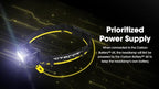 Nitecore Carbon Battery 6K Kit Headlamp Runtime Extender for NU40, NU43, NU45, NU50, and HC65 UHE Headlamps