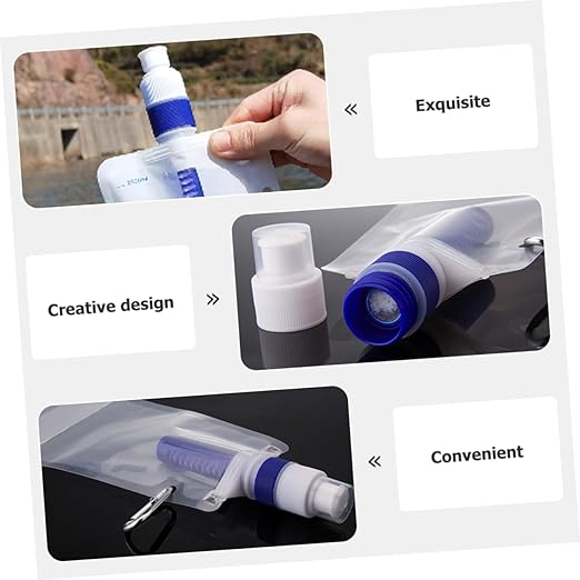 YARNOW 1pc Folding Outdoor Water Filter Bag Portable Water Pouch for Camping Hiking and Climbing Leak Design for Convenient Storage