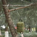 Alnicov 2-in-1 Camping Hook Hanger and Lantern Lamp Hanger for Tent Poles, Fishing, Camping, Travelling, Adventure, Black