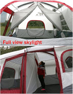 Large Tent Camping Tent 8-12 Person Family Tent 2 Bedroom,Festival Party Essential Big Tent Shelters Waterproof Tent, 4800mm-430x305x203cm