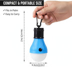 4PCS LED Camping Lantern Set - Portable Tent Lights with Clip Hooks, Camping Lamp, LED Camping Lantern Set, Multi-Color Emergency Camping Lamp for Hiking Backpacking, Party (4PCS)