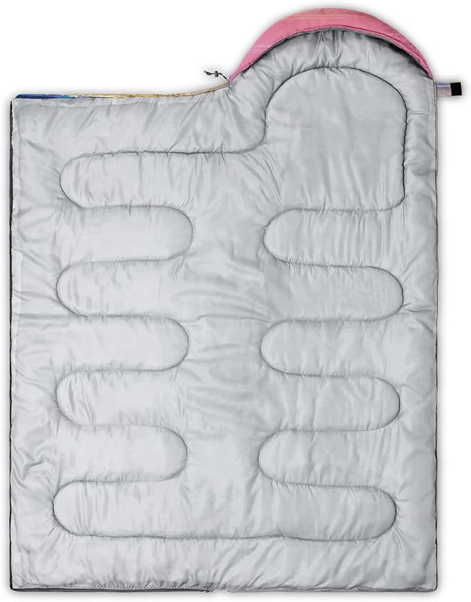 HOSIMA Butterfly Sleeping Bags for Adults and Kids for Camping,Black Gothic Ultralight Sleeping Bag for Cold Weather Summer.
