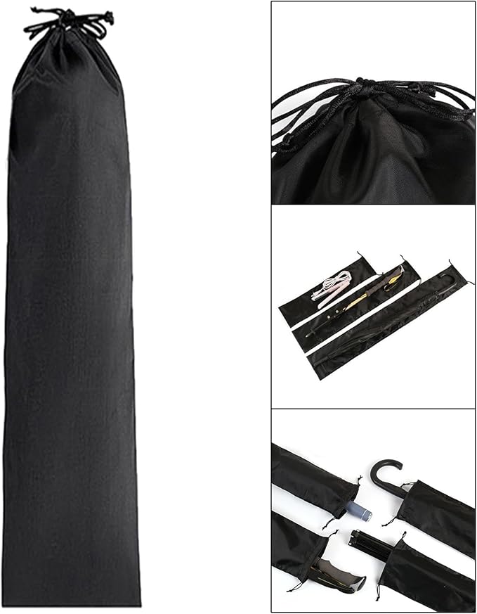 Nylon Drawstring Bags, Carrying Bag Container Case Tote Bag Pouch Portable Storage Bag for Rain Covers, Backpacking, Travel, Fishing, Tent Poles, 21cmx100cm