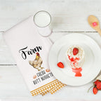 2Pcs Funny Kitchen Towels 24x14 Inch, Rooster Chicken Kitchen Decor Waffle Weave Hand Towels for Farmhouse, White Absorbent Microfiber Dish Cloth Tea Towel Chicken Gifts for Women Mom 4