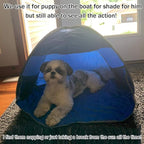 Beach Sun Shelters,Instant Sun Shade Canopy Head PopUp Canopy Automatic Shade Tent for Camping Hiking Picnic Portable Sun Shelter Windproof Waterproof with Mobile Phone Stand