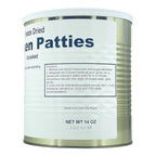 Military Surplus Freeze-Dried Chicken Patties 14 Oz | Long-Term Emergency Food | 25+ Year Shelf Life | Fully Cooked, High-Protein Survival Meal | Ideal for Camping & Outdoor Adventures