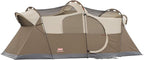 Coleman WeatherMaster 10-Person Camping Tent with Rainfly & Room Divider, Spacious Weatherproof Family Tent with Carry Bag