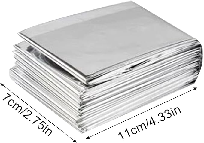 Foil Blanket | Reusable Warm Survival Gear - Winter Outdoor Thermal Blankets,for Camping Backpacking Travel Car Tent Sleeping Winter Cold Weather Homeless Prepper