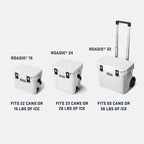 YETI Roadie 24 2.0 Hard Cooler with DoubleDuty Shoulder Strap and Drain Plug