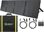 LensunSolar 200W Foldable Solar Panel with Innovative Leg Support to get Maximum Performance,Charge for (Goal Zero) Power Station,Solar Generator,Camper