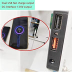 Hand Crank Generator Portable,Power Box Pedal Generator, DC Output 1-35V Dual USB,for Phone Computer Charging,Camping (50W)