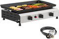SKOK 3 Burner Gas Griddle- 23.3 Inch Outdoor Propane Griddle-30000 BTU Propane Fuelled, Portable Flat Top Gas Grill Camping Griddle Station for Kitchen, BBQ, Camping Tailgating