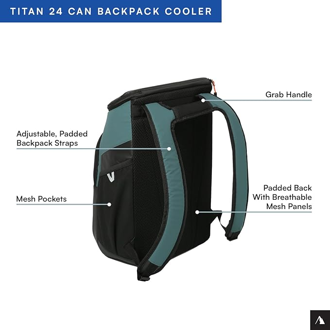 Titan by Arctic Zone Deep Freeze Backpack Cooler 24 Can