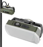 Camping Light,Rechargeable Portable LED Magnetic Spotlight Waterproof Magnetic Work Light,Cordless Battery Powered Flood Lights for Hiking,Fishing,Tent,Outdoor,Job Site,Car Repair,Garage (1pcs)