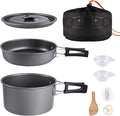 aiGear Camping Cooking Set Cookware Mess Kit with Storage Bag Pot Pan Set Camping Accessories for Outdoor Camping Hiking Picnic Portable and Lightweight Aluminum