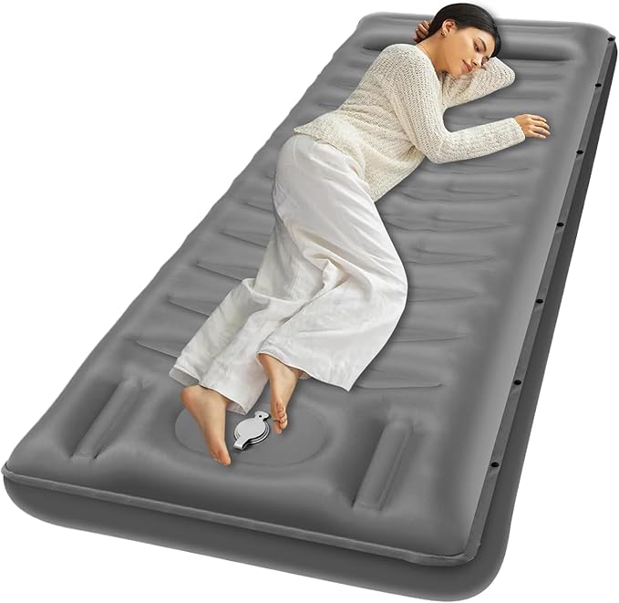Camping Mattress,Built-in Foot Pump Waterproof Outdoor Gear | Backpacking Sleeping Pad,for Backpacking Tent Hiking Traveling Beach