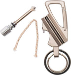 SURVIVE Permanent Match Bottle Opener Metal Keychain, Reusable Survival Fire Starter Lighter, Emergency Waterproof Striker Stick Kit