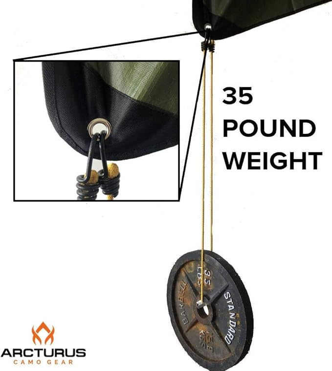 Arcturus Insulated Tarp, Reusable Heavy Duty Thermal Survival Blanket – 60x82in, Reflects 90% Body Heat, Waterproof, Windproof, 3-Layer Design, Reinforced Grommets, Olive Green