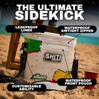 SHITI Coolers Cooler for Camping, Travel, Beach, Soft Lunch Box for Food, Drinks & Ice, Portable, Waterproof 24 Hr Insulated Bag with Shoulder Straps, Customizable