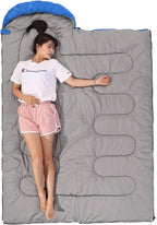 SWTMERRY Sleeping Bag 3 Seasons (Summer, Spring, Fall) Warm & Cool Weather - Lightweight,Waterproof Indoor & Outdoor Use for Kids, Teens & Adults for Hiking and Camping