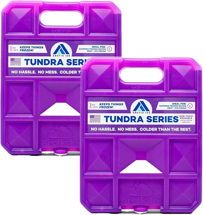 Arctic Ice Tundra Series Long Lasting Reusable Ice Pack - 5° Fahrenheit Cooling Point - Designed to Maintain Freezer-Like Temperatures in Coolers