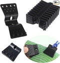 Shade Cloth Heavy Duty Lock Grip, 30pcs Sun Shade Cloth Plastic Clips Windproof Awning Clamp Grip, Greenhouse Shade Cloth Fix Clamp Tent Clips Accessory for Patio Garden Netting Film Net