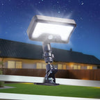Clip On Solar Light Outdoor, Motion Sensor Security Light, USB Charging and Solar Powered Fence Lights for Yard, Deck, Gutter, Camping, 3 Mode Settings, IP65 Waterproof, 1 Pack