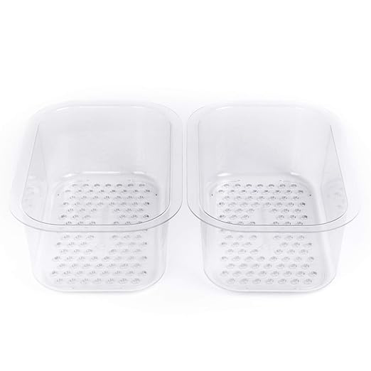 2-Pack Cooler Basket - Grippi Cooler Insert Compatible with Yeti Roadie 24 - Dry Goods Trays - Divider and Organizer Accessories for Camping, Tailgating and Storage