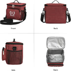 Personalized Insulated Cooler Bag, Custom Name Portable Insulated Camping Bag Suitable for Picnic Beach Hiking Travel