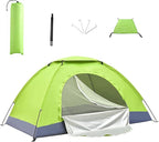 Camping Tent Ultralight Dome with Shelters Carry Bag Waterproof Double-Door Design for Backpacking Hiking and Outings