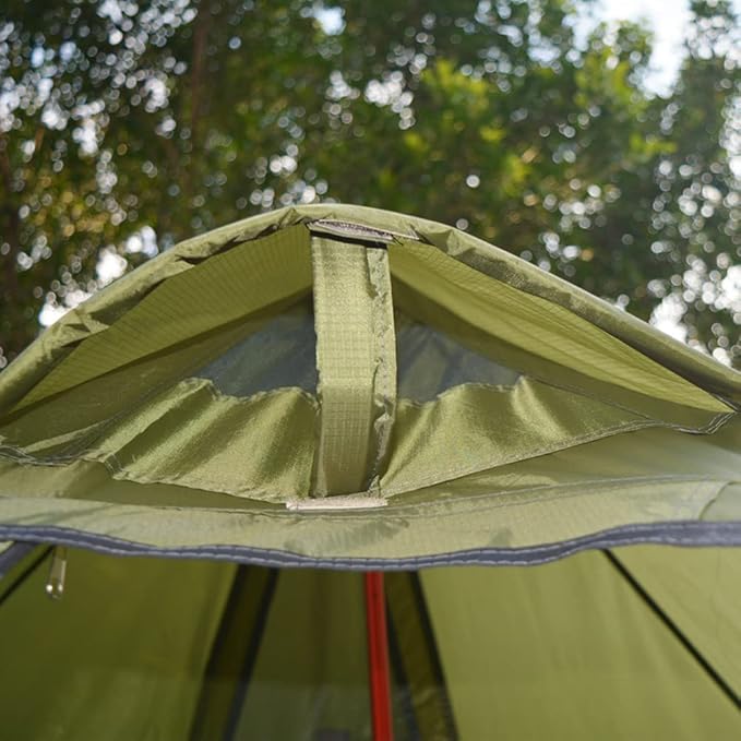 Ultralight 3-4 Person Teepee Tent with Snow-Skirt and Stove Jack Without Mesh Backpacking Outdoor Tent